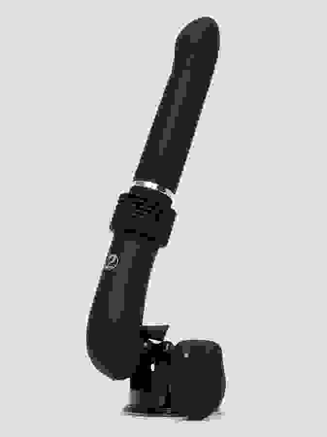 Portable Thrusting Rechargeable Sex Machine, Black, hi-res